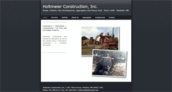 Desktop Screenshot of holtmeierinc.com