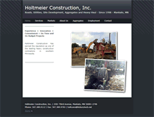 Tablet Screenshot of holtmeierinc.com